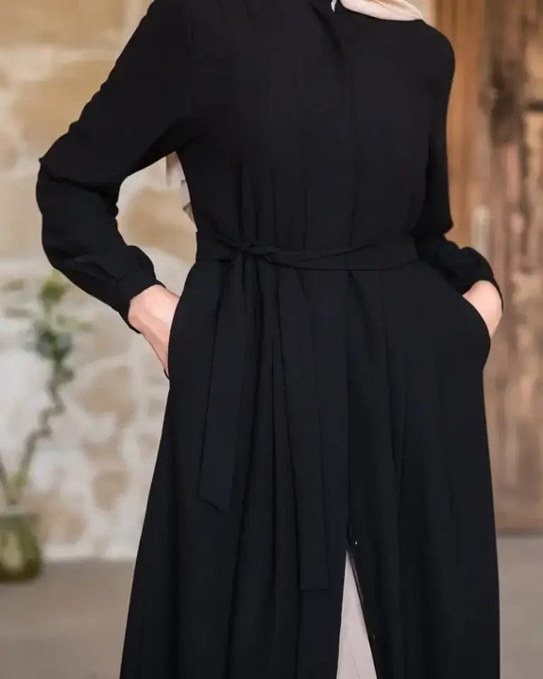 Double cloche abaya with pockets2