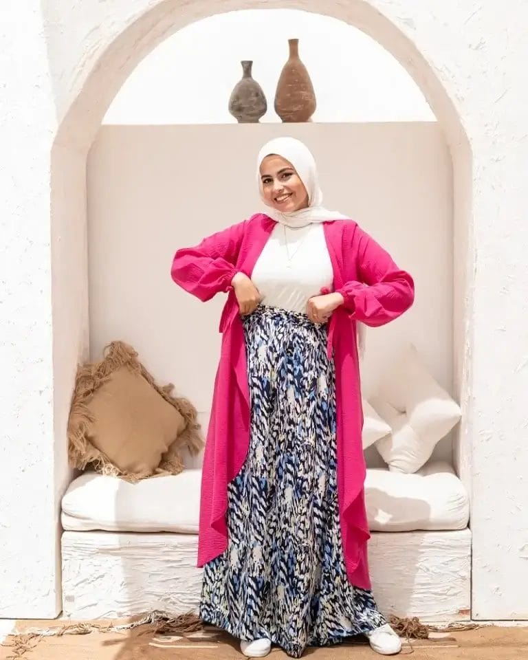 Linen flowy Cardigan Kashmir