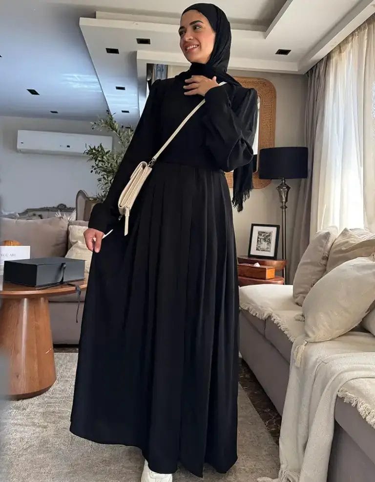 Double Cloche Abaya with Pockets