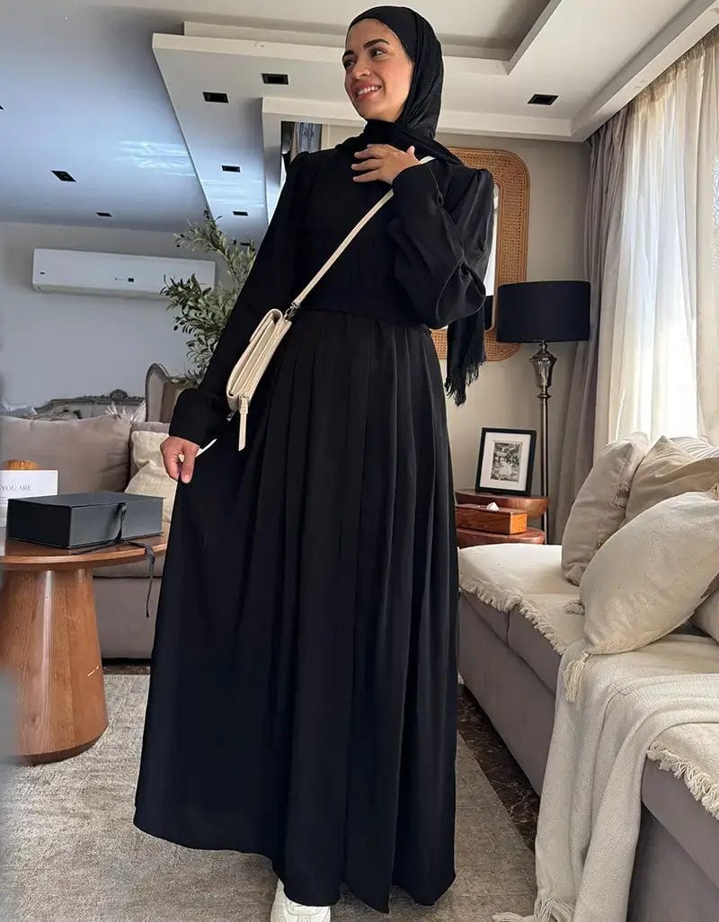 Double Cloche Abaya with Pockets - Image 11