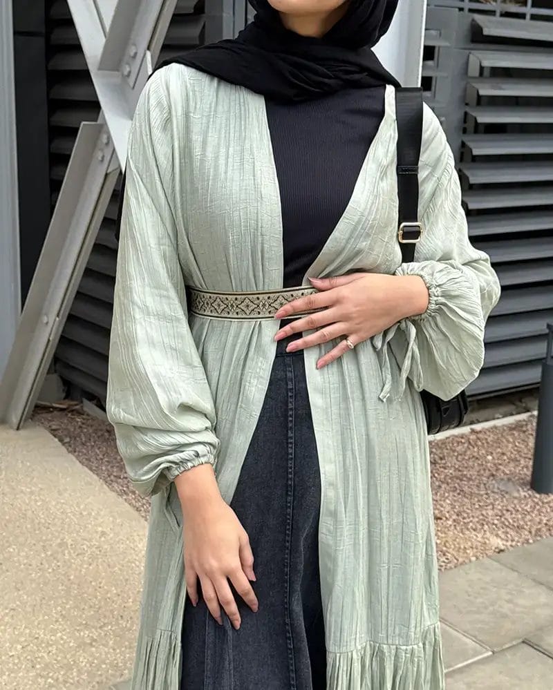 New linen Flowy Cardigan - Image 12