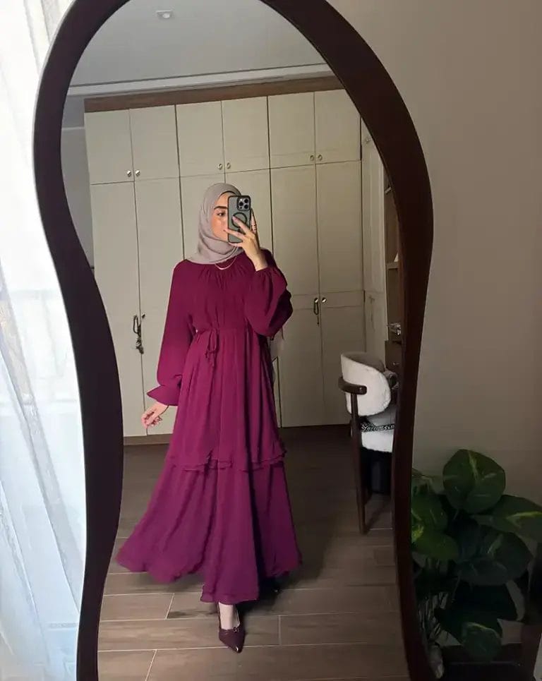Flowy chiffon dress