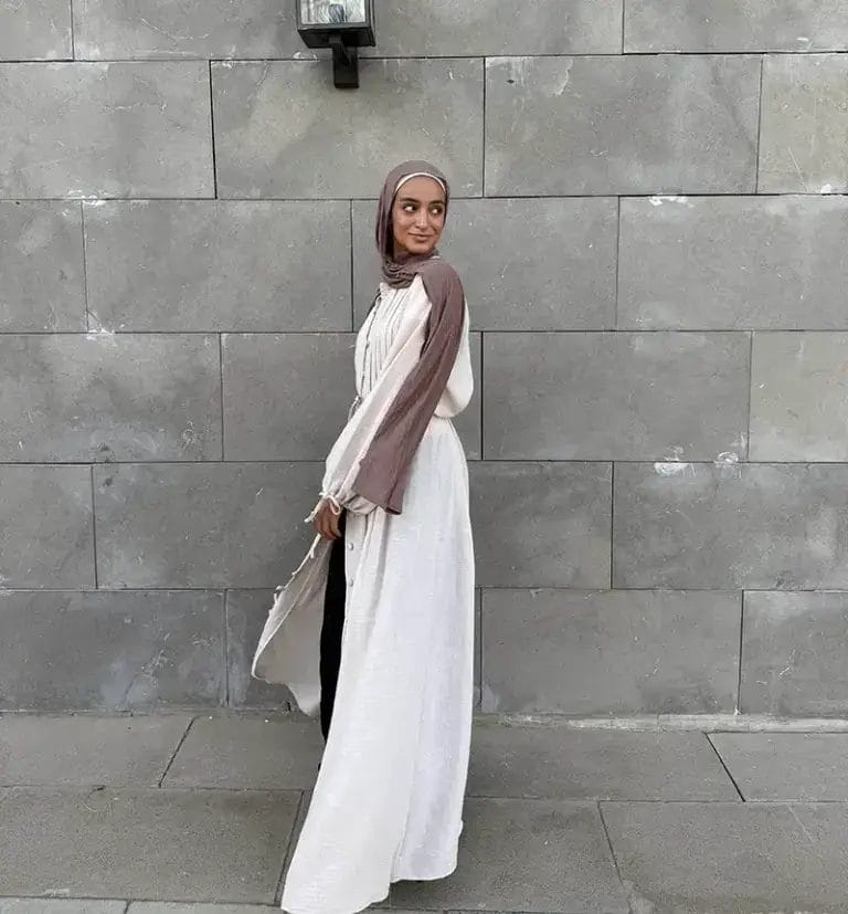 Timeless Buttoned Linen Dress