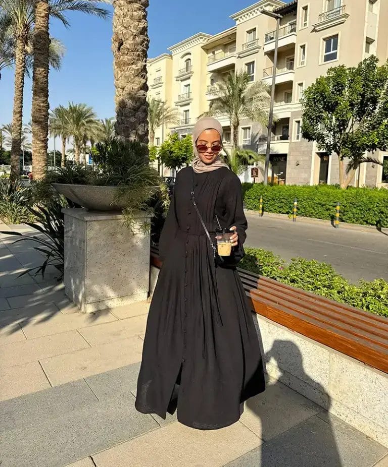 Timeless Buttoned Linen Dress