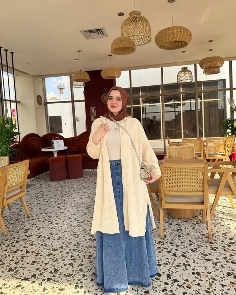 Your New Go-To Denim skirt