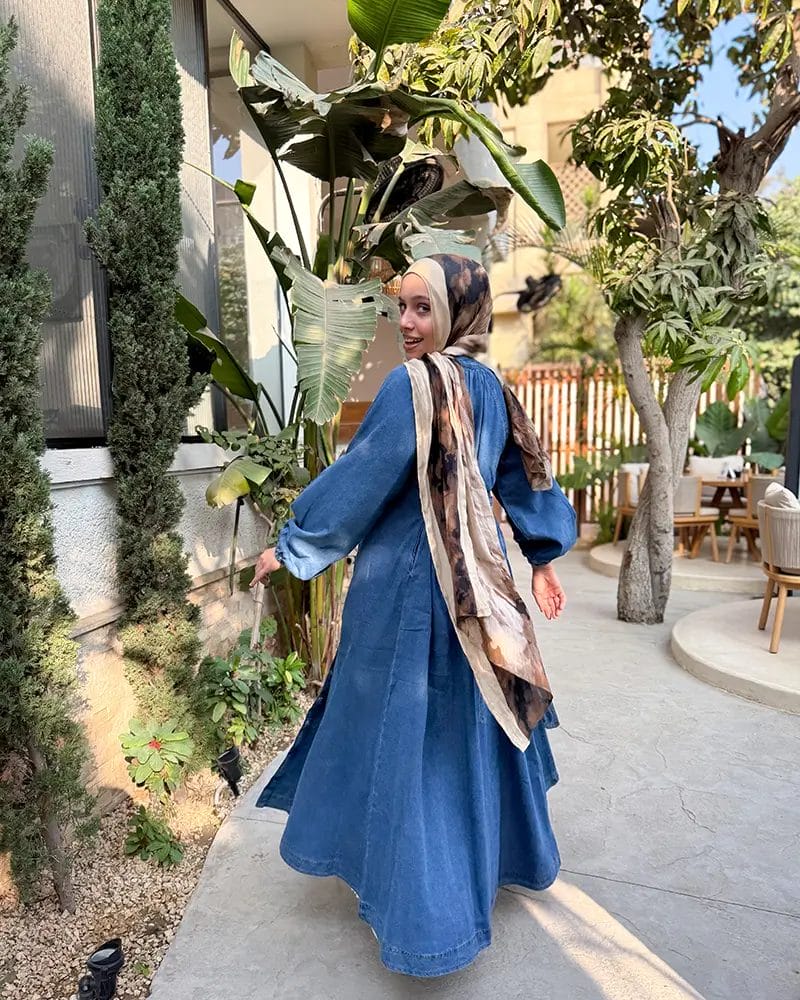 Shirt Denim Dress - Image 13