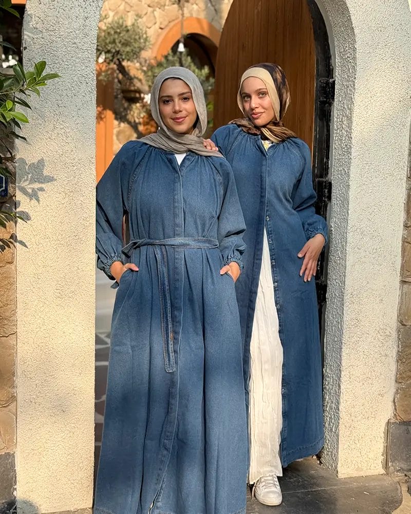 Shirt Denim Dress - Image 8