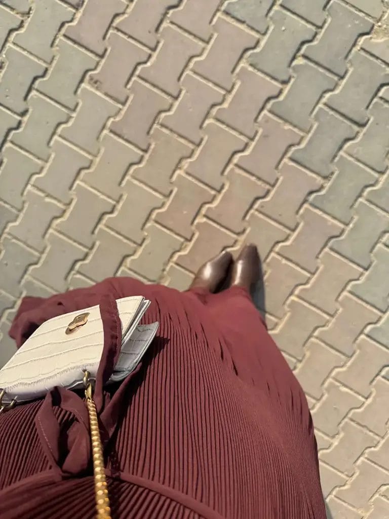 Fairytale dress - In burnt burgundy