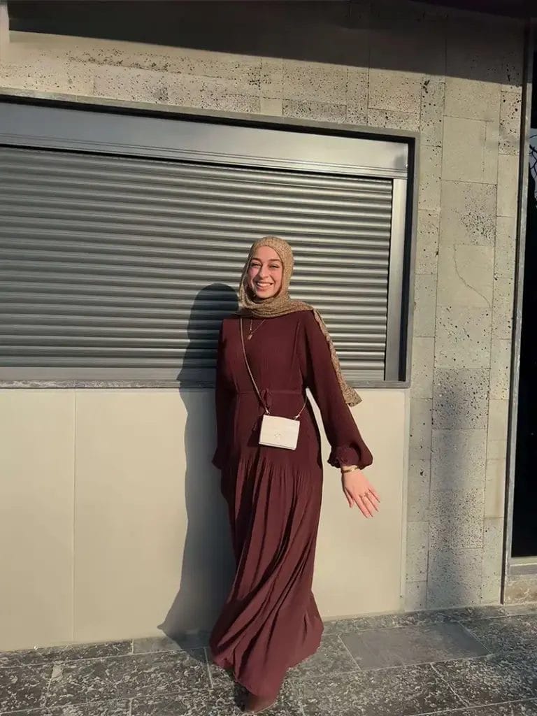 Fairytale dress - In burnt burgundy