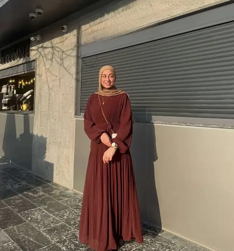 Fairytale dress - In burnt burgundy