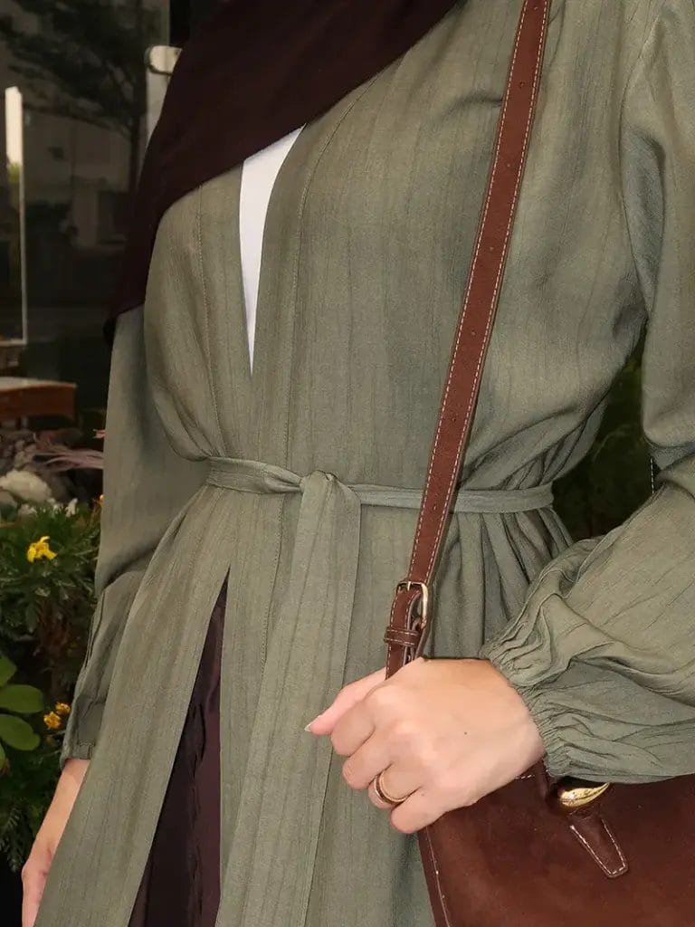 New linen Flowy Cardigan