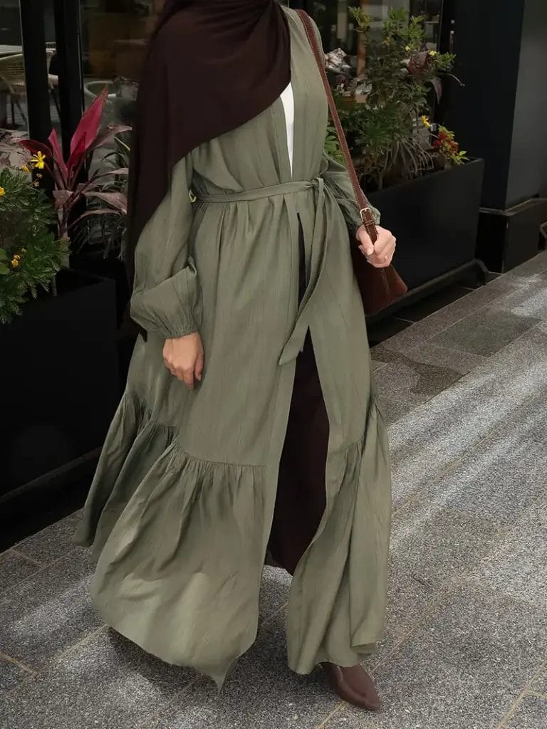 New linen Flowy Cardigan