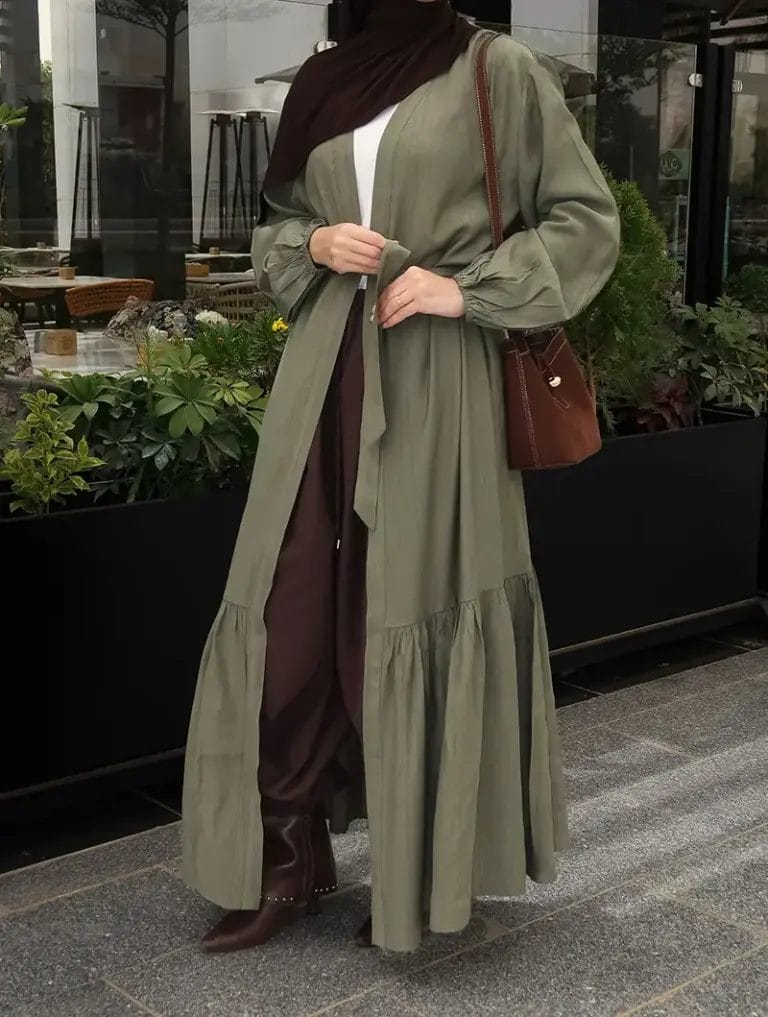 New linen Flowy Cardigan