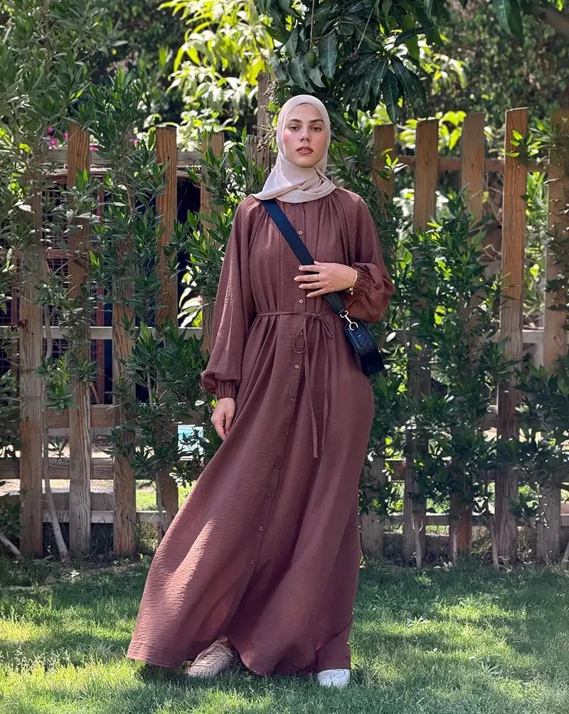 Linen Shirt Dress - Image 14