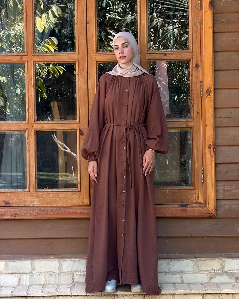 Linen Shirt Dress - Image 11