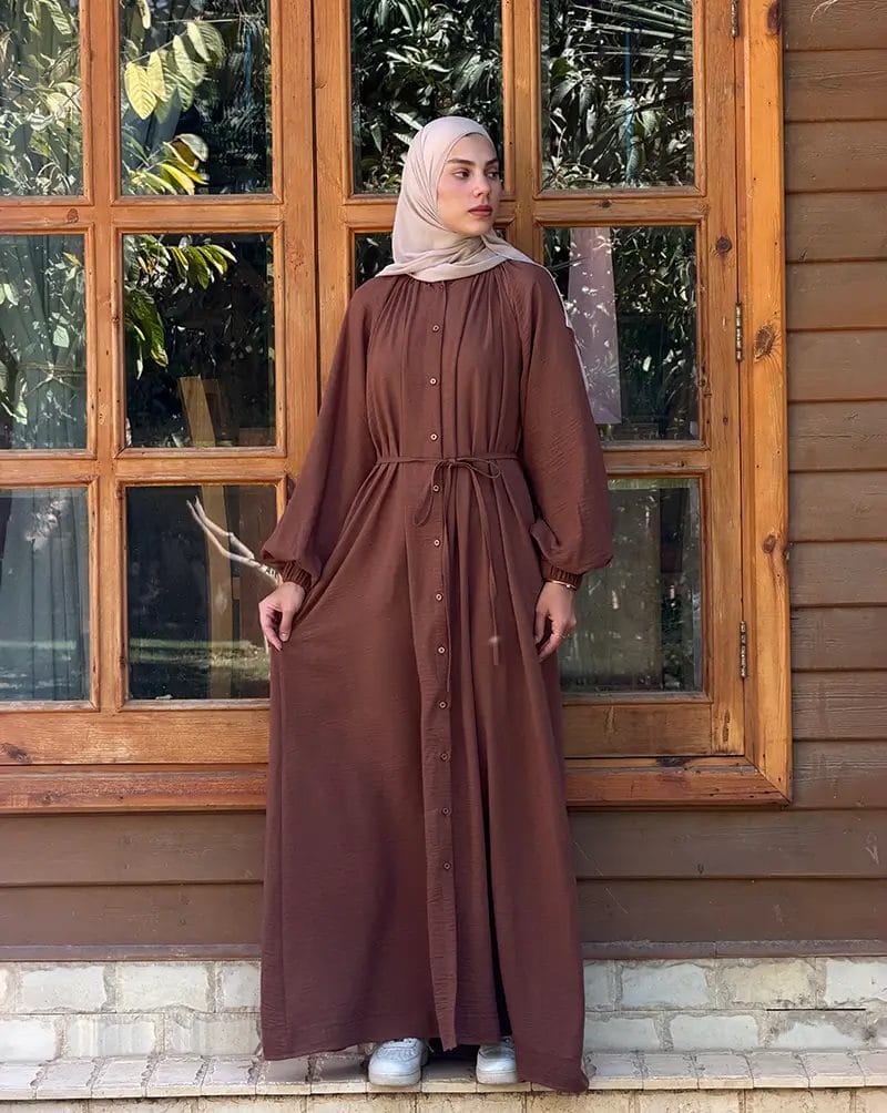 Linen Shirt Dress - Image 6