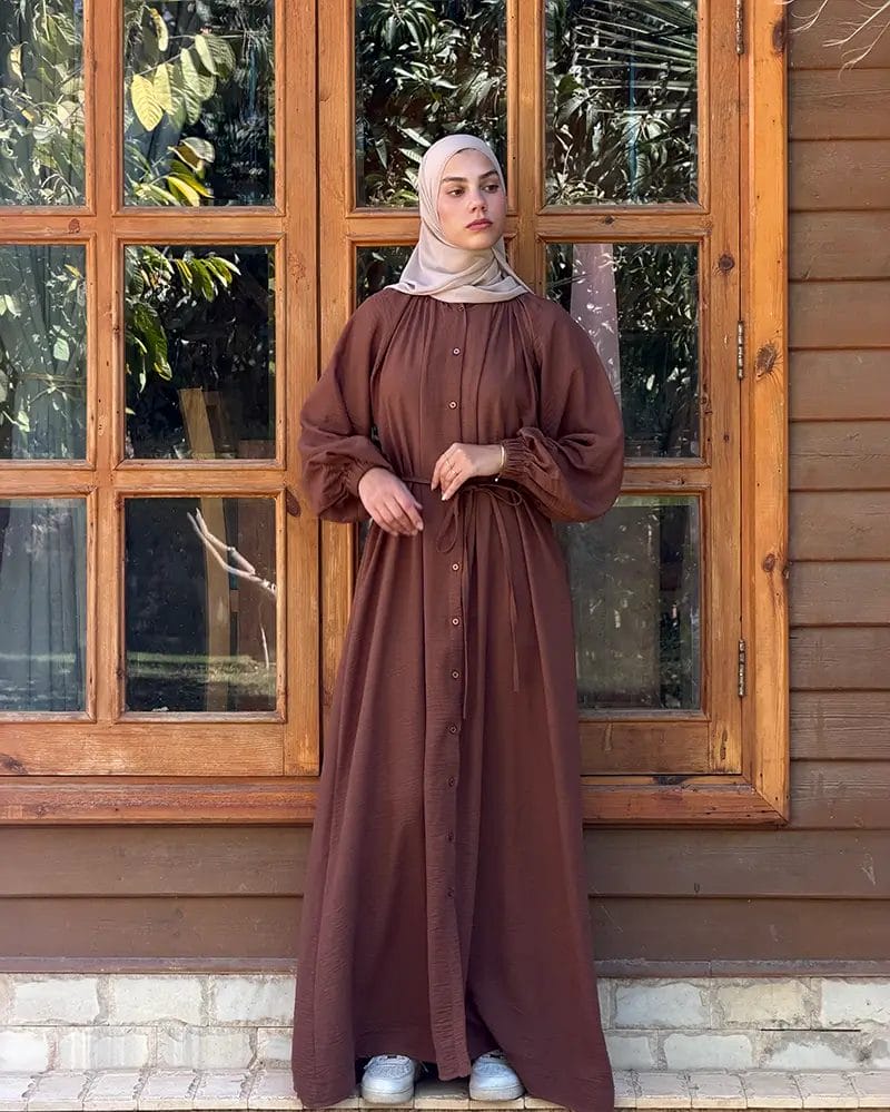 Linen Shirt Dress - Image 7